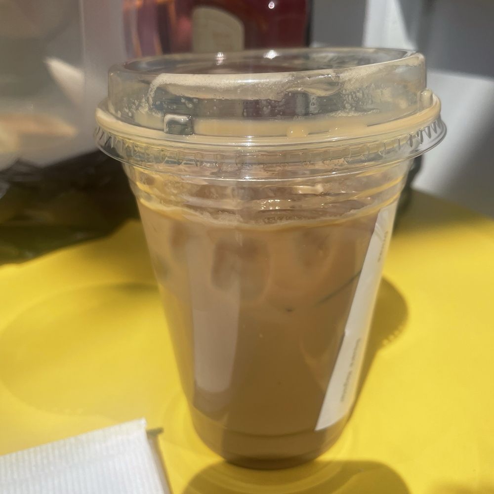 Iced honey lavender latte Iced honey lavender latte