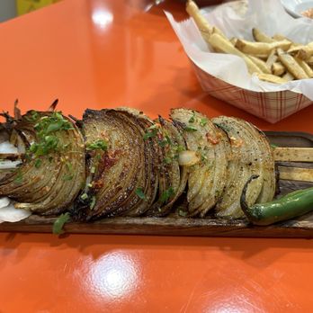 Al-Ha-Esh Kosher Grill - Steak and onions - Middle Eastern Near Me - West Hills, California