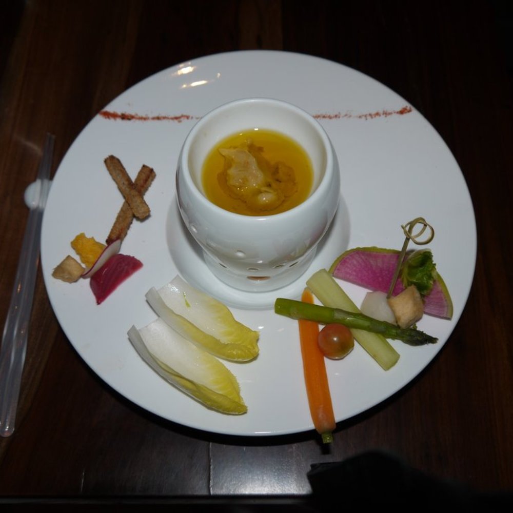 Morimoto Napa - Tasting Menu 3 of 7: Bagna Kauda - Japanese Near Me - Napa, California