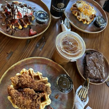 Woodlands Coffee Roasters & Cafe - The Yardbird, The Dawg, and Mama's Boy, a brownie, latte and cold brew! - Coffee & Tea Near Me - Kathleen, Georgia Woodlands Coffee Roasters & Cafe - The Yardbird, The Dawg, and Mama's Boy, a brownie, latte and cold brew! - Coffee & Tea Near Me - Kathleen, Georgia