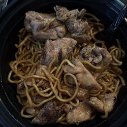 Noodles and chicken Noodles and chicken