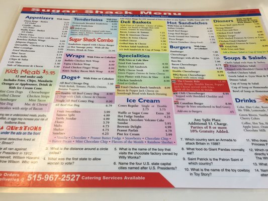 Menu photo 6 Sugar Shack Diner Altoona, IA Menu photo 6 Sugar Shack Diner Altoona, IA