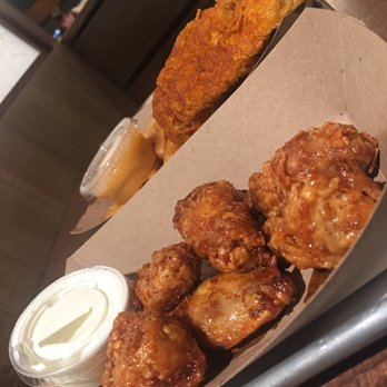 Holdaak Fried Chicken - Caramel soy wings with ranch and 3 pc spicy chicken strip combo! Drink not pictured. Paid ~$17 with tax. - Chicken Shop Near Me - Fullerton, California Holdaak Fried Chicken - Caramel soy wings with ranch and 3 pc spicy chicken strip combo! Drink not pictured. Paid ~$17 with tax. - Chicken Shop Near Me - Fullerton, California