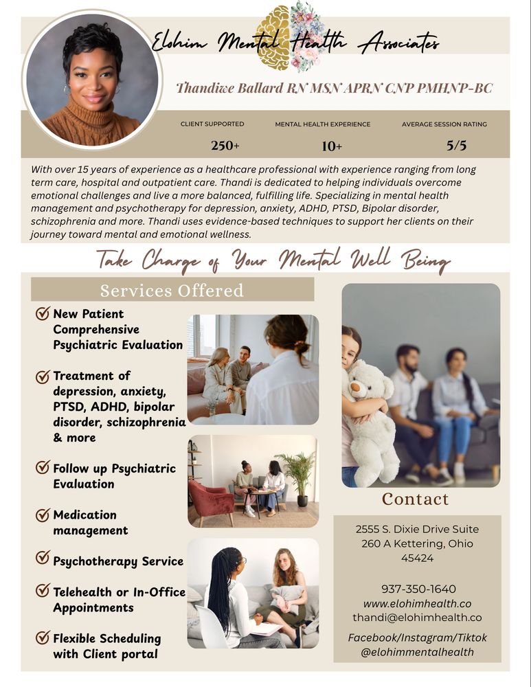 Elohim Mental Health Associates - grief counselor in Kettering, OH