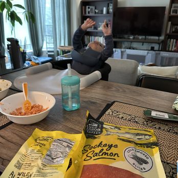 Wild Alaskan Company - Little hands in the air from a little fan of Wild Alaska sockeye filets (baked) - Food Delivery Services Near Me Wild Alaskan Company - Little hands in the air from a little fan of Wild Alaska sockeye filets (baked) - Food Delivery Services Near Me