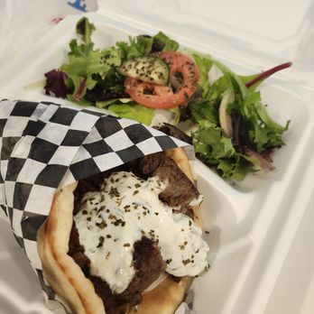 Athens Café - Lamb Gyro was fantastic - Mediterranean Near Me - Austin, Texas