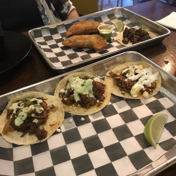 Don Taco - From left to right: Pomegranate Steak Taco , El Gringo , Al Pastor , Mini Empanadas (2) , Bulgogi - Mexican Near Me - Alexandria, Virginia Don Taco - From left to right: Pomegranate Steak Taco , El Gringo , Al Pastor , Mini Empanadas (2) , Bulgogi - Mexican Near Me - Alexandria, Virginia