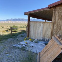 Great Sand Dunes Lodge - View of dunes with debris