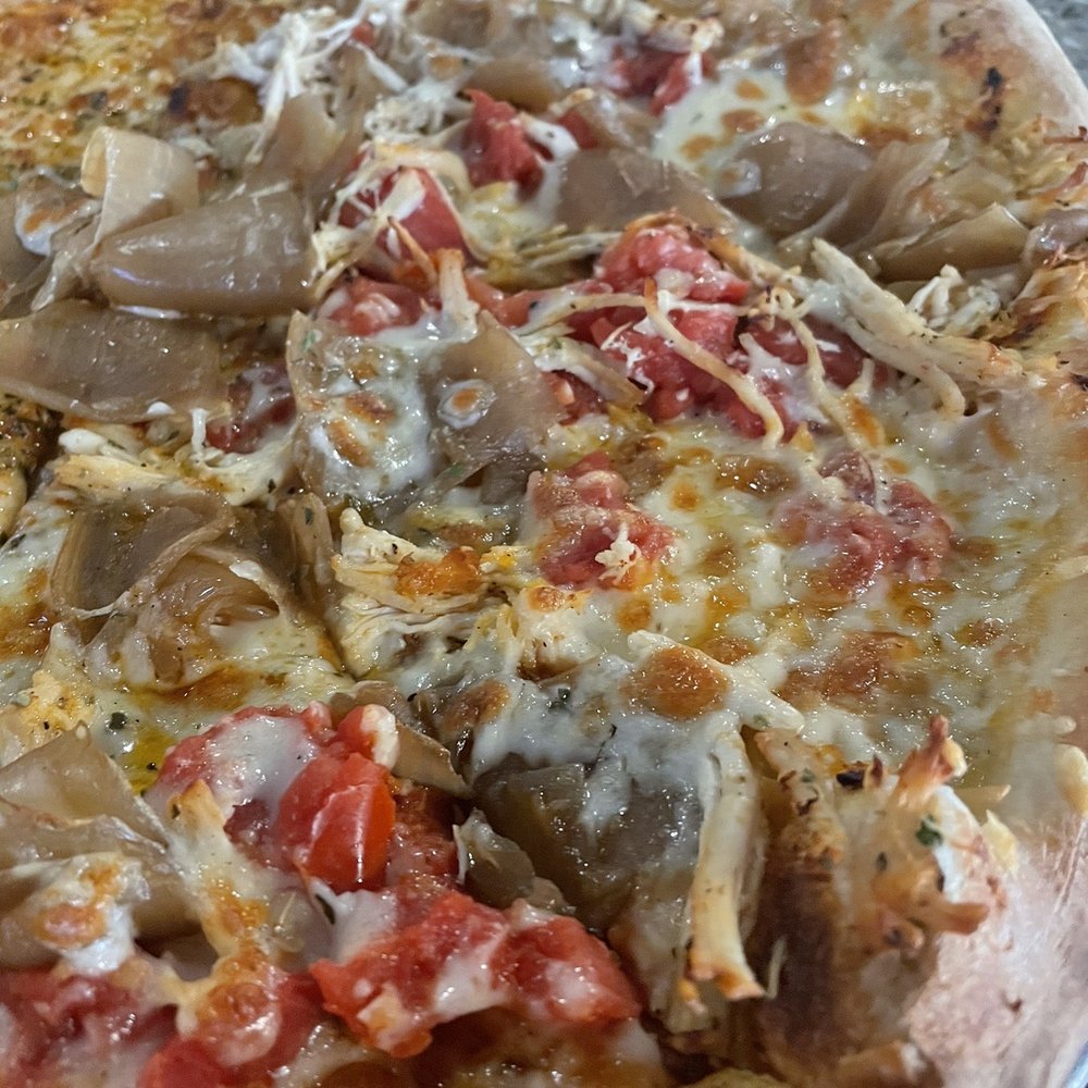 The Community Oven - Pesto Chicken - Pizza Near Me - Hampton, New Hampshire The Community Oven - Pesto Chicken - Pizza Near Me - Hampton, New Hampshire