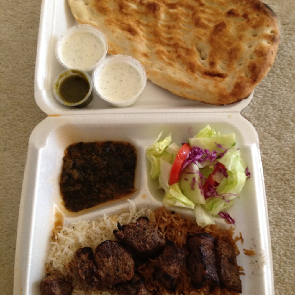 Grill Kabob Express - Lamb kebab combo with spinach! - Afghan Near Me - Fairfax, Virginia Grill Kabob Express - Lamb kebab combo with spinach! - Afghan Near Me - Fairfax, Virginia