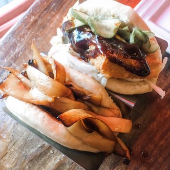 Momona - Vegetarian baos back in July of 2022. I think they are smaller now, or the bread is smaller. - Ramen Near Me - Chico, California