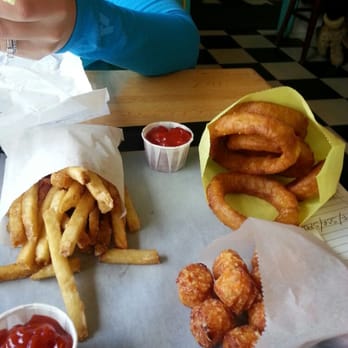 Get The Burger - Sides- fries, onion rings and sweet potato puffs - Burgers Near Me - Big Bear Lake, California Get The Burger - Sides- fries, onion rings and sweet potato puffs - Burgers Near Me - Big Bear Lake, California