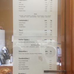 Cafe on State - Menu
