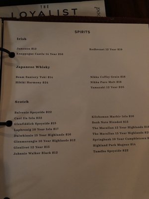 Menu photo 8 The Loyalist Chicago, IL Menu photo 8 The Loyalist Chicago, IL