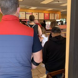 Dunkin' - Waiting outside