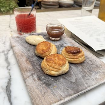 Manuela - Cream Biscuits, Steen's Butter, Colonel Newsom's Aged Country Ham - New American Near Me - Los Angeles, California Manuela - Cream Biscuits, Steen's Butter, Colonel Newsom's Aged Country Ham - New American Near Me - Los Angeles, California
