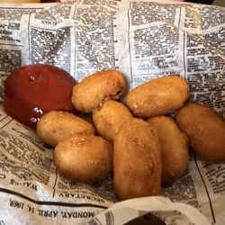Mini corn dogs