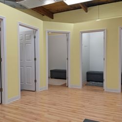 The Bump Store - Many dressing room options, including a large corner room that is mobility friendly and you can bring a stroller right in with you.