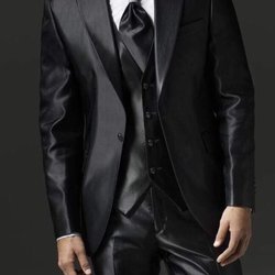 Don Jacket - Philipe negro satinado