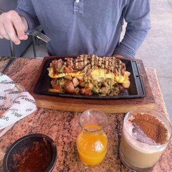 Kalaveras - Barbacoa Omelet Rokka's not your abuelitas's coffee - Breakfast & Brunch Near Me - Newport Beach, California