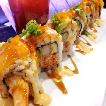Show Sushi - Shooting star with salmon instead of tuna - Sushi Bars Near Me - San Dimas, California