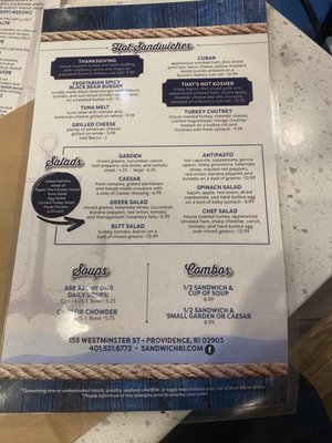 Menu photo 7 Ocean State Sandwich Providence, RI