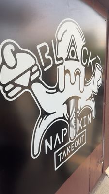 Black Napkin by null