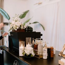 Salt Coffee - Our coffee cart set up!
