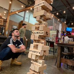 Stumpy’s Hatchet House-Cocoa Village - Giant Jenga - always a fan favorite