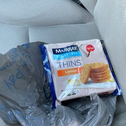 I received taped up, slit open cookies.  There were two gaping cuts that were not even covered.