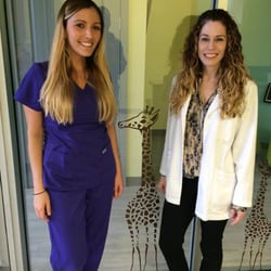 Parkland Pediatric Dentistry - Dr. Melanie Bond and her assistant Jessica.