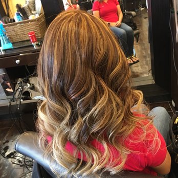 Hair Capital - Highlights with balayage effect due to previous color - Hair Salons Near Me - Doraville, Georgia Hair Capital - Highlights with balayage effect due to previous color - Hair Salons Near Me - Doraville, Georgia