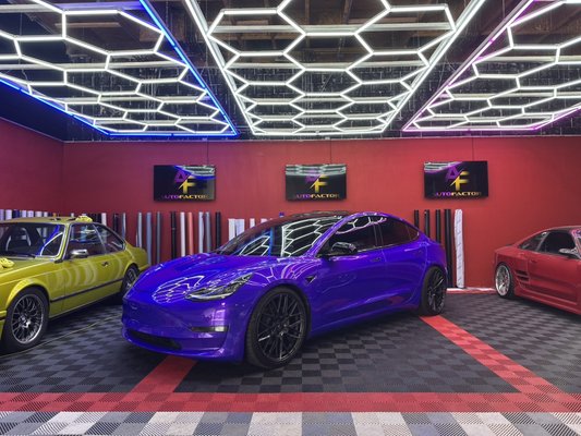 Model 3 paint protection film - Getting your vehicle protected at the same time giving it a new look! Color Change PPF is the way to go!