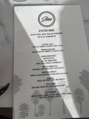 Menu photo 1 Ellie's Long Beach, CA