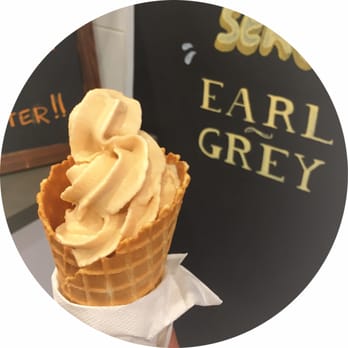Fugo Desserts - I eat too much ice cream. Earl grey soft serve in a waffle cone! - Desserts Near Me - Toronto, Ontario Fugo Desserts - I eat too much ice cream. Earl grey soft serve in a waffle cone! - Desserts Near Me - Toronto, Ontario