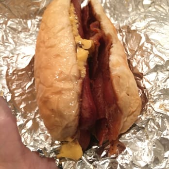 Five Guys - Bacon cheese dog. So good! - Fast Food Near Me - Conshohocken, Pennsylvania Five Guys - Bacon cheese dog. So good! - Fast Food Near Me - Conshohocken, Pennsylvania