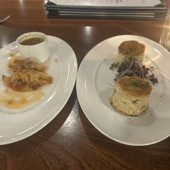 Blue Fin - Shrimp dumplings and crab cakes 10/10 - Sushi Bars Near Me - New York, New York Blue Fin - Shrimp dumplings and crab cakes 10/10 - Sushi Bars Near Me - New York, New York