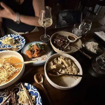 Jipata - Papaya salad, mala spiced chicken wings, Thai cabbage, Tiger ribeye steak. - Thai Near Me - Las Vegas, Nevada