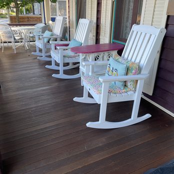 The John F Craig House - Front porch. Freshly stained! - Vacation Rentals Near Me - Cape May, New Jersey The John F Craig House - Front porch. Freshly stained! - Vacation Rentals Near Me - Cape May, New Jersey