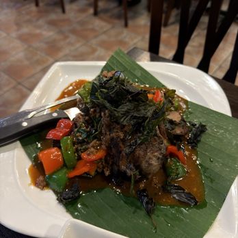 Narwhal Thai Table - Dino ribs pad krapow - Thai Near Me - Huntington Beach, California Narwhal Thai Table - Dino ribs pad krapow - Thai Near Me - Huntington Beach, California