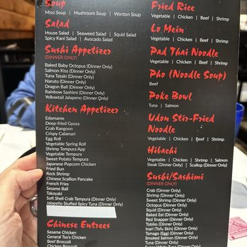 Takumi - Menu part two - Buffets Near Me - Fairview Heights, Illinois