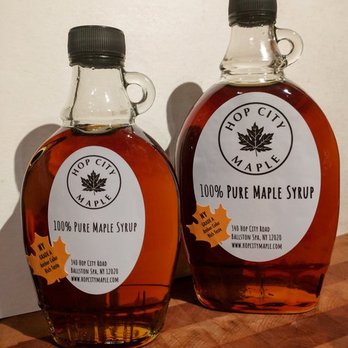 Hop City Maple - two bottles of maple syrup - Attraction Farms Near Me - Ballston Spa, New York Hop City Maple - two bottles of maple syrup - Attraction Farms Near Me - Ballston Spa, New York