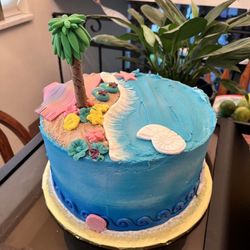 Make Your Cake - Beach themed cake