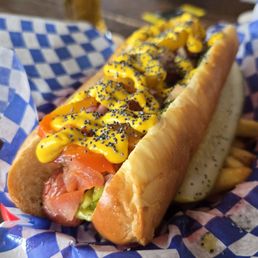 Chicago dog. Chicago dog.