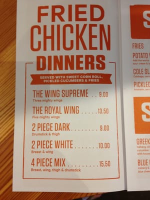 Menu photo 8 Blue Ribbon Fried Chicken New York, NY