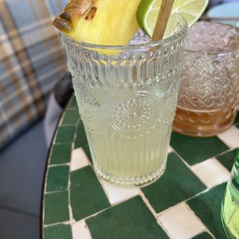 Valley Goat - Spritz drink with cucumber yuzu, lime, and pineapple - New American Near Me - Sunnyvale, California