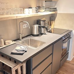 Landhaus Börmoos , Kranz - Küche (Apartment Veer)
