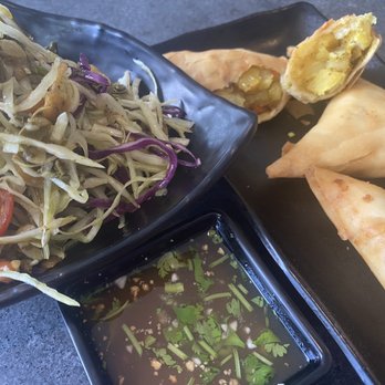 Urban Burma - Tea leaf salad and Samosas - Burmese Near Me - Aurora, Colorado Urban Burma - Tea leaf salad and Samosas - Burmese Near Me - Aurora, Colorado