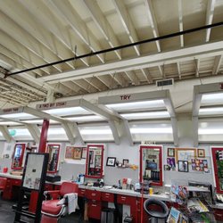Berkeley Barbers - Our large expansive shop with open beam high ceilings provides a open feeling while being served by our team of expert barbers.