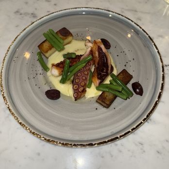 Settecento - Tiny 2 piece octopus with middle school cafeteria setting. - Italian Near Me - Los Angeles, California Settecento - Tiny 2 piece octopus with middle school cafeteria setting. - Italian Near Me - Los Angeles, California